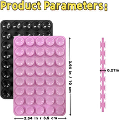 new 2-Pack Double-Sided Suction Phone Grip, Octo Cup Buddy Pink-black 07FC0E-D4 - KOEEK
