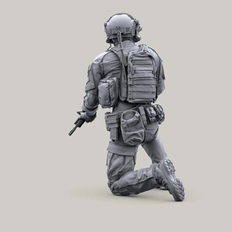 1/35 Resin Figure Model Kit US Special Forces In Action Unassambled Unpainted 07FC0E-D4 - KOEEK
