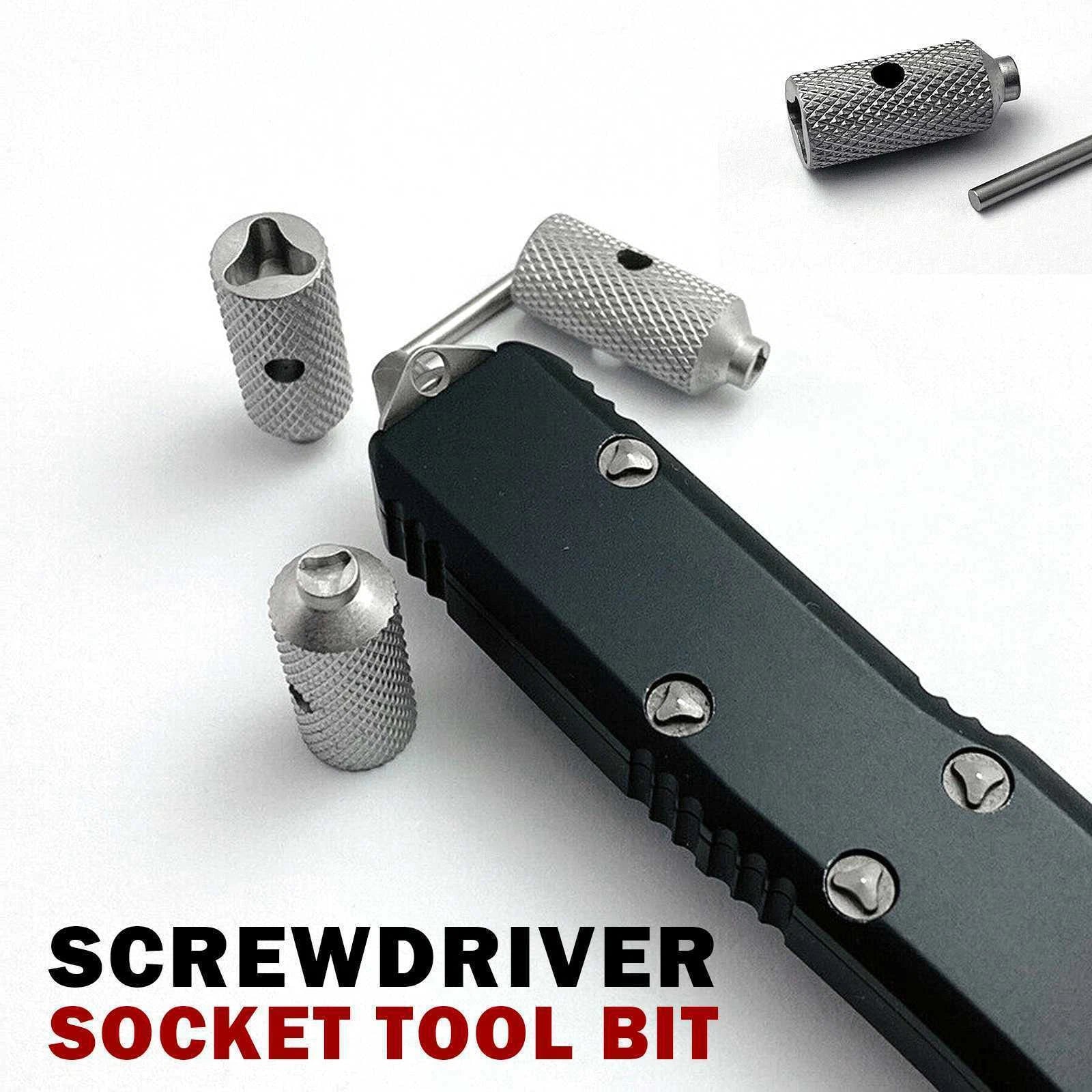 Triangle Screwdriver Screw Disassembled Removal Tool For Microtech UTX-85 Knife 07FC0E-D4 - KOEEK