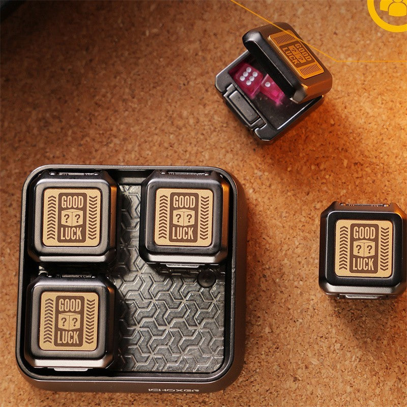 Novel Mysterious Little Box EDC Fidget Stylish Metal Mechanical Relaxation Toy 07FC0E-D4 - KOEEK