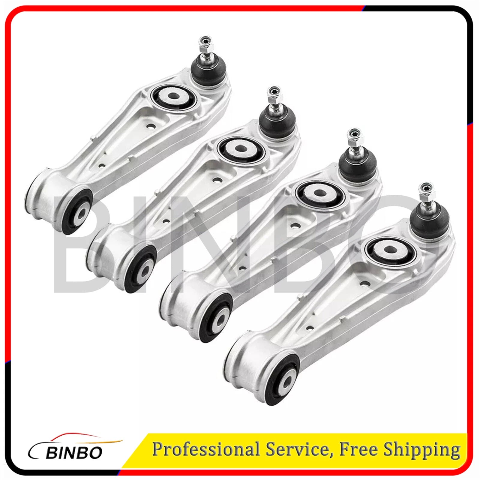 4Pcs Front & Rear Lower Control Arm LH & RH For Porsche 911 996 1999-2005 07FC0E-D4 - KOEEK