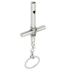 Metal Cross Whistle Keychain Pendant Dog Whistle with Keychain Silver 1pcs 07FC0E-D4 - KOEEK