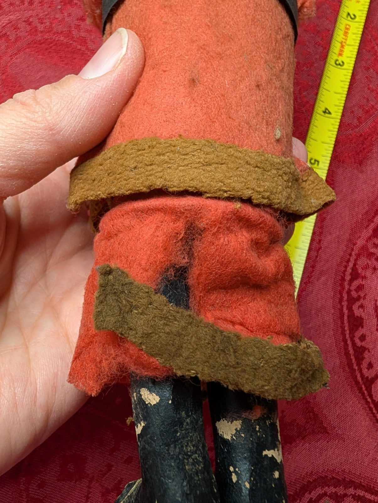 Antique German Belsnickel Father Santa 9” Candy Container Christmas Decor Paper CANDY - KOEEK