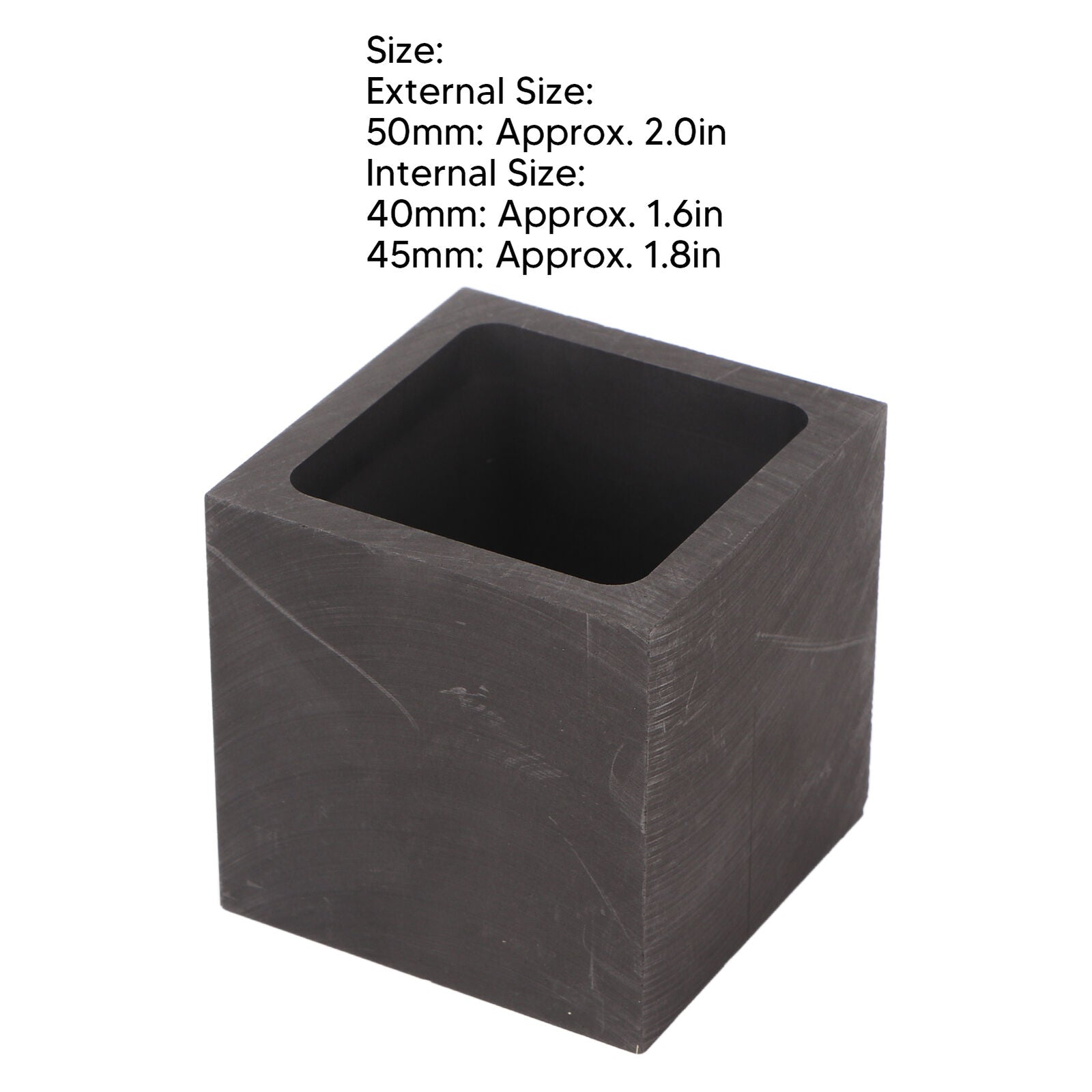 new Graphite Mold Graphite Ingot Mold For Casting 1000g Gold 540g Silver ABE koeek - KOEEK