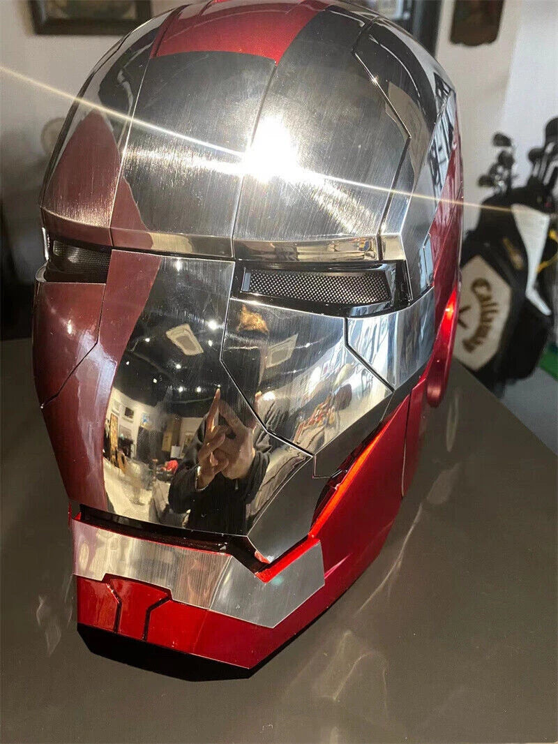 IN US! Iron Man MK5 Helmet Wearable English Voice-controlled Autoking Mask Gift 07FC0E-D4 - KOEEK