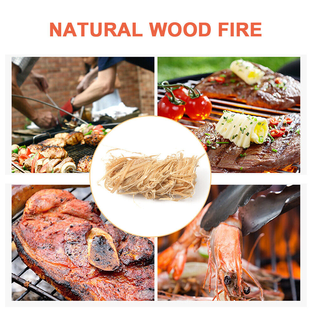 new Fire 12 Pcs Natural Eco Wood Firelighters Charcoal BBQs Fire Pits Wood Stoves koeek - KOEEK