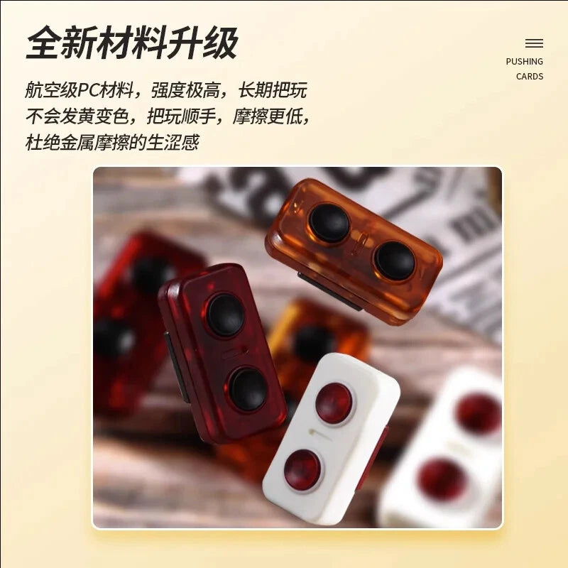 Mini SP Fidget Spinner Push Slider Push-Papa EDC Adult Anti Stress EDC Toy Gift 07FC0E-D4 - KOEEK