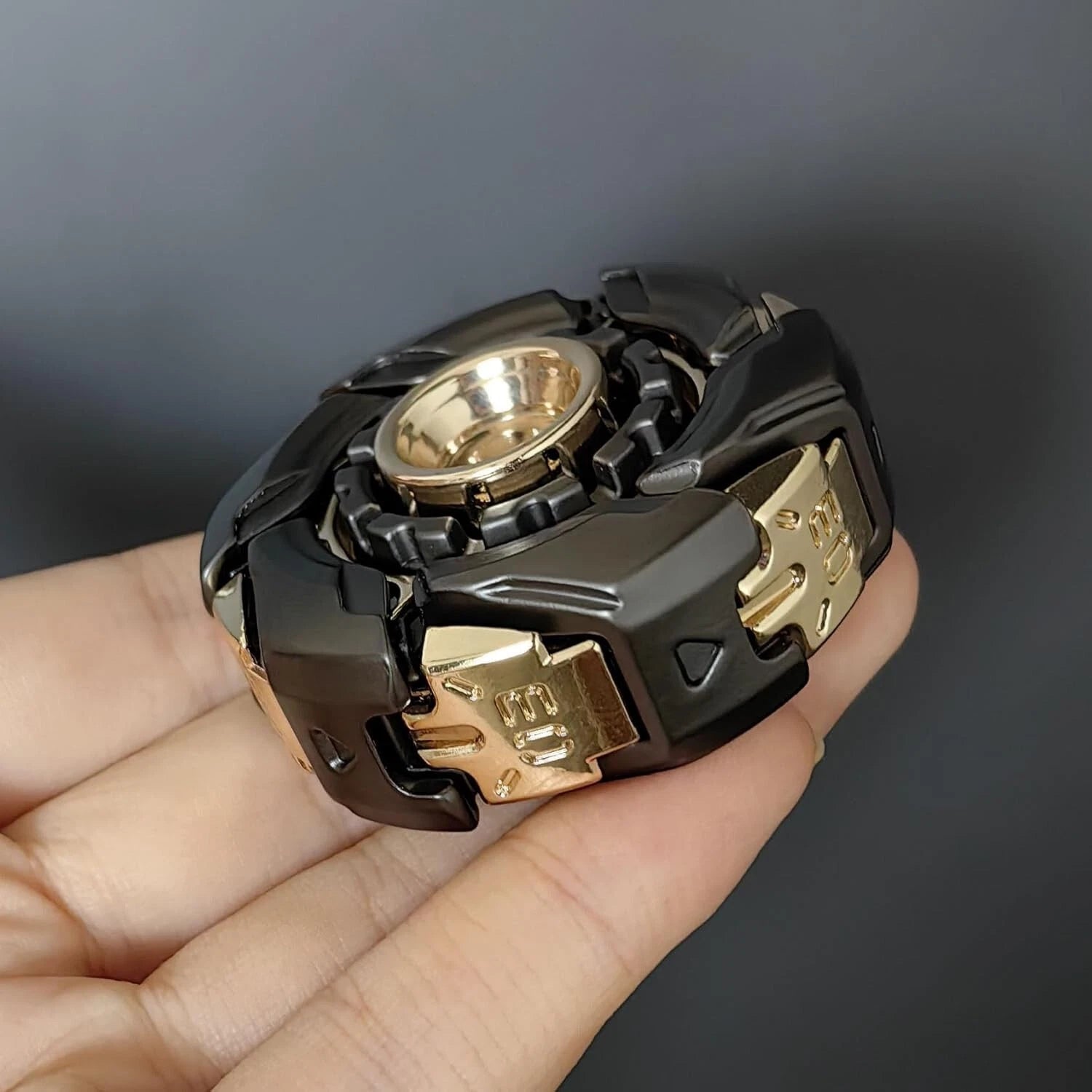 EDC Fidget Sliders Grumpy 03 Basic Metal Rotation Stress Relief Toy Gifts 07FC0E-D4 - KOEEK
