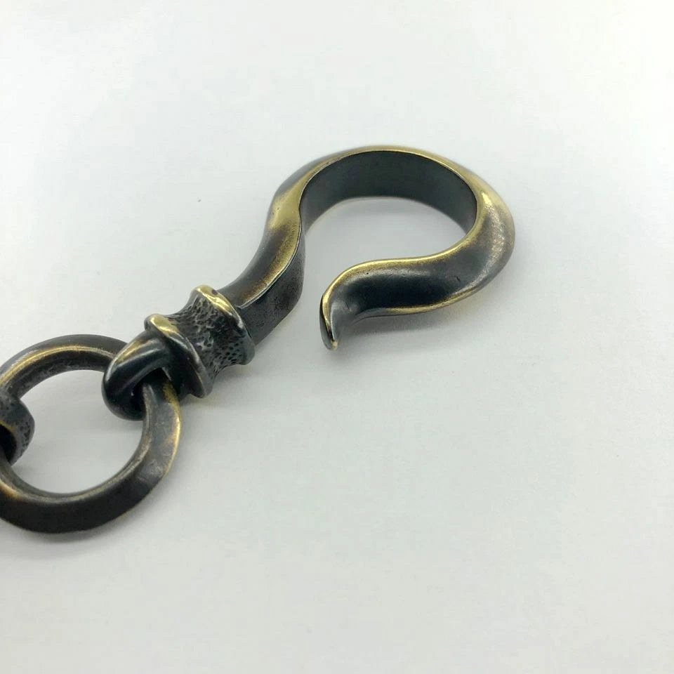 Brass Key Chain Key Ring Backpack Pendant Tool Outdoor Hanging Hook EDC C-8SB EDC - KOEEK
