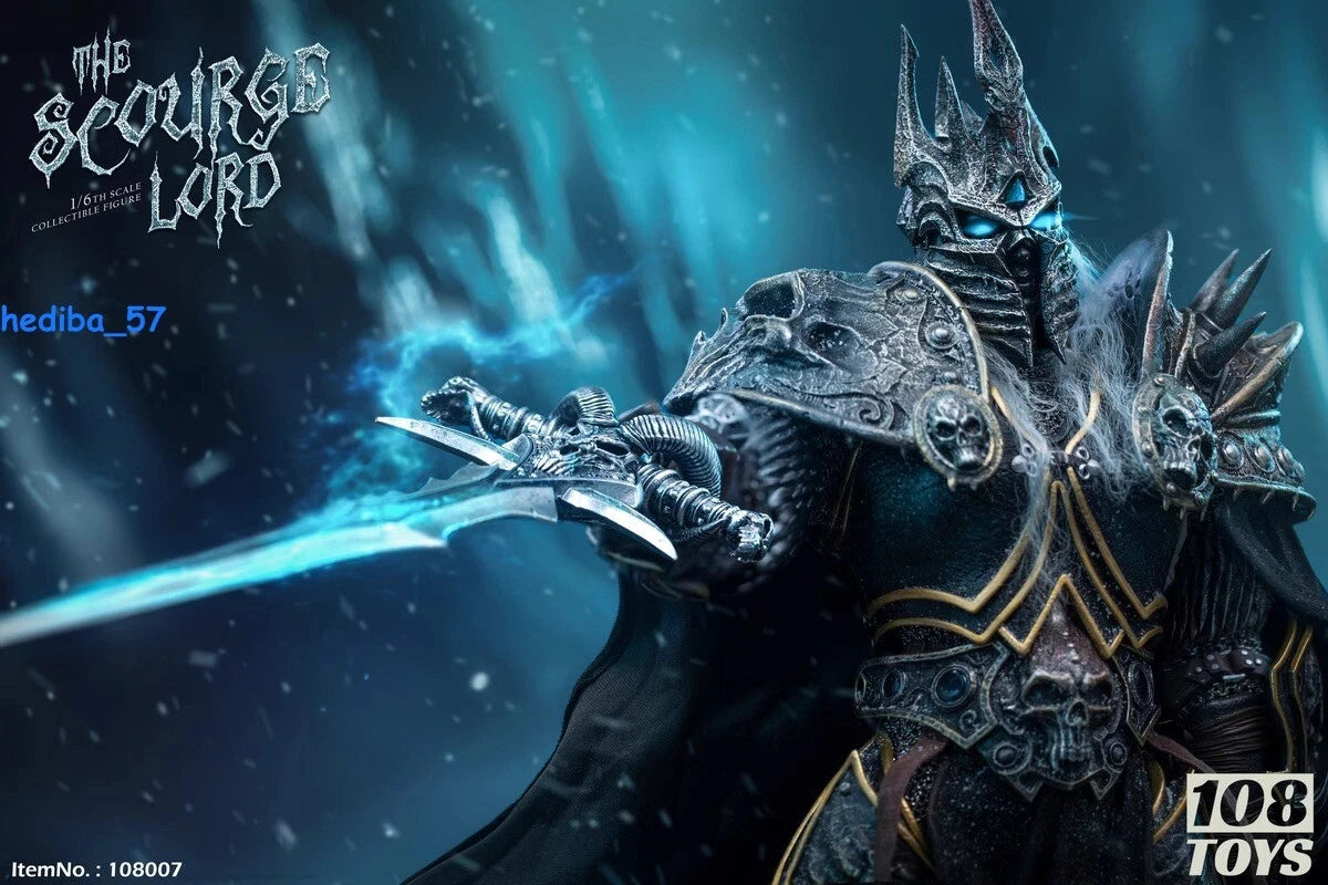 108Toys WOW Lich King 1/6 Action Figure Collection Model LED Eyes INSTOCK 07FC0E-D4 - KOEEK