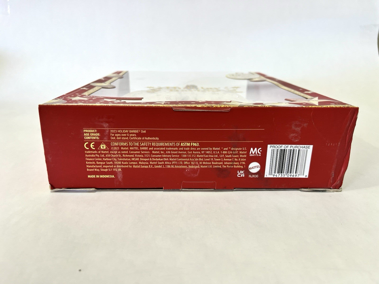 Barbie 13" Signature 2023 Holiday Collector Doll Golden Gown, Light Brown Hair! BARBIE - KOEEK