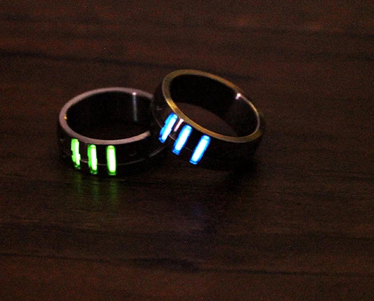 TC4 Titanium Alloy Ring CNC Made Men Women Finger Rings EDC Gift 07FC0E-D4 - KOEEK