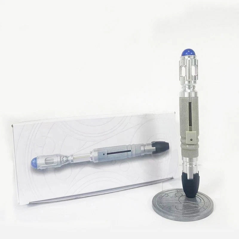 US SHIP! Doctor Who 10th Metal Sonic Screwdriver Scalable LED Prop Replica Gift 07FC0E-D4 - KOEEK