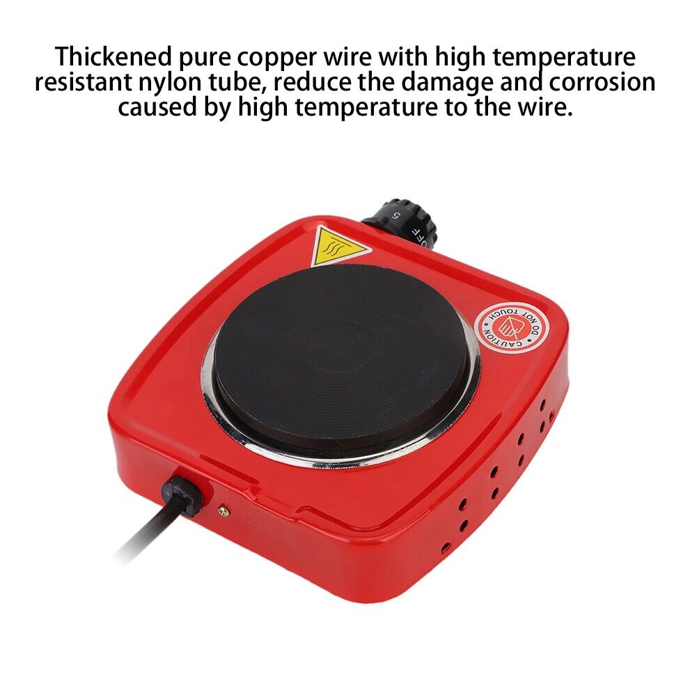 new 500W Lipstick Electric Stove Furnace Temperature Adjustment Heater AU Plug HGF koeek - KOEEK