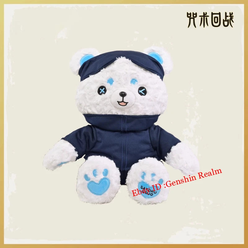 Anime Jujutsu Kaisen Satoru Gojo Plush Teddy Bear Doll Stuffed Toy Cosplay Gift 07FC0E-D4 - KOEEK