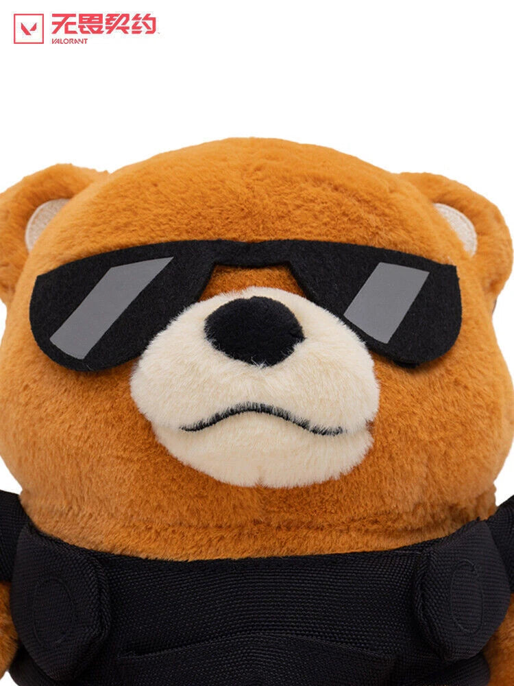 Official VALORANT Tactical Bear Plush Doll Stuffed Toy Game Fan Collection Gift 07FC0E-D4 - KOEEK
