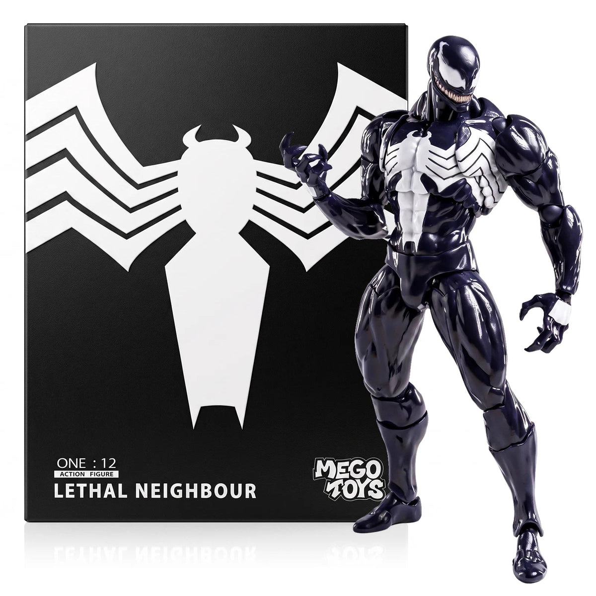 Mess Toys Venom Lethal Neighbor 1/12 Scale Symbiote Action Figure Toy MESS_TOYS - KOEEK