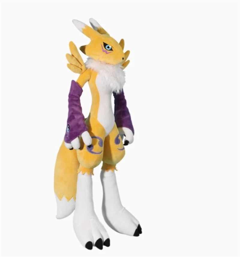 31" Digimon Renamon Plush Doll Stuffed Toy Digital Monster Cosplay Pillow Gift 07FC0E-D4 - KOEEK