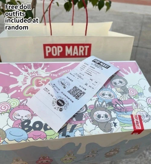 Vinyl Face POPMART The Monster Tasty Macaron Blind Box-Random Collectible Action