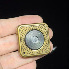Gramophone Stress Reduction Fingertip Gyroscope Snap Coins EDC Stress Relief Toy 07FC0E-D4 - KOEEK