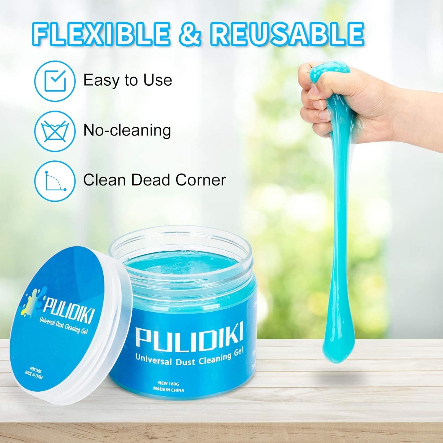 new PULIDIKI Car Cleaning Gel Putty Kit Slime Cleaner Interior Auto...