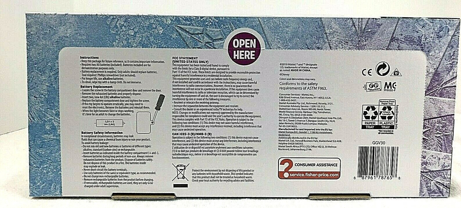 NIB Disney Frozen Kristoff's Sleigh Little People Anna Sven Light Up Christmas DISNEY - KOEEK