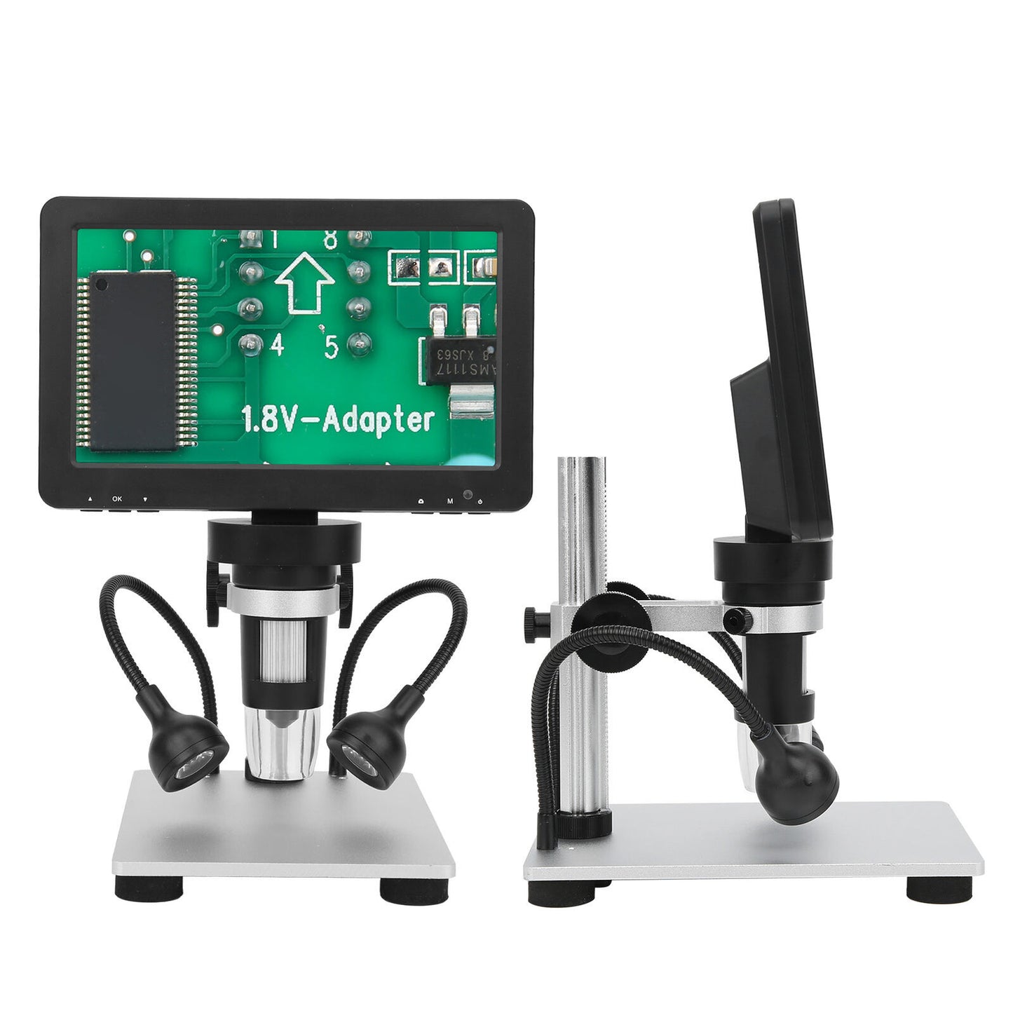 new Digital Electronic Microscope For Industrial PCB Repair Tool 7 Inch 12MP 3.7V koeek - KOEEK