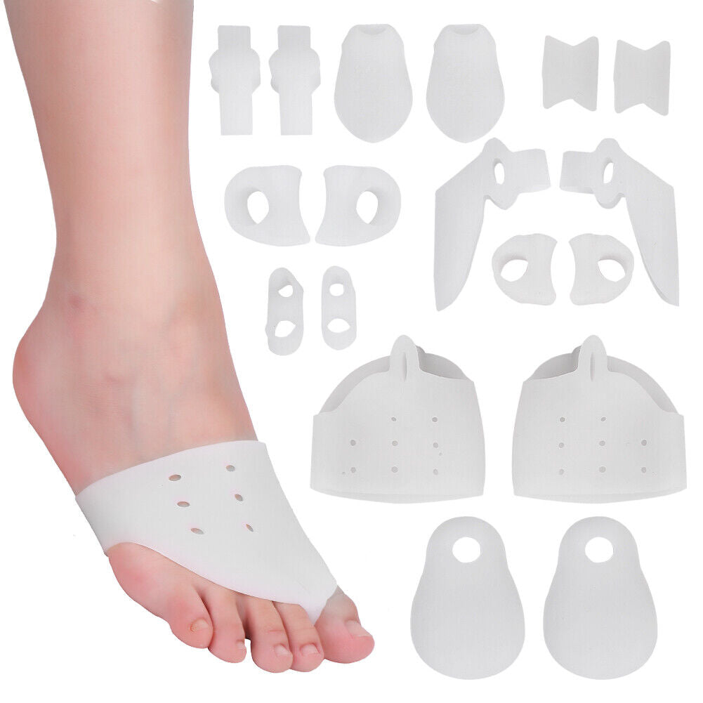 new 9Pairs/Set Bunion Valgus Corrector Toe Alignment Separators Straightener HGF koeek - KOEEK