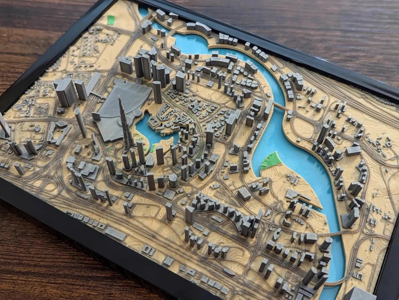 City Skyline/City Model 3D Printed Dubai/Vancouver/Melbourne/London/USA 07FC0E-D4 - KOEEK