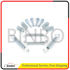 For BMW F02 F07 550i 730Li Parking Brake Shoes Springs Repair Kit 34410038346 07FC0E-D4 - KOEEK