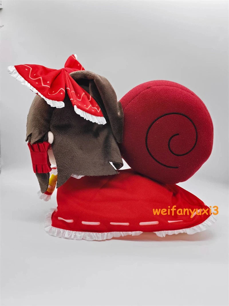 Anime Touhou Project Fumo Series Hakurei Reimu Snail Plush Doll Stuffed Toy Gift 07FC0E-D4 - KOEEK