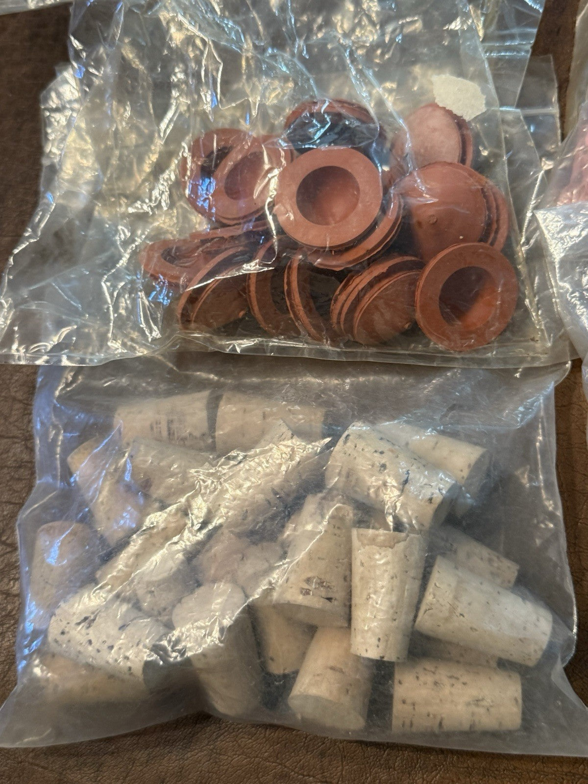 NOS Vtg Crafters Lot /Ceramic Christmas Tree MINI Lights Twist Flame Bulbs Pegs 07FC0E-D4 - KOEEK