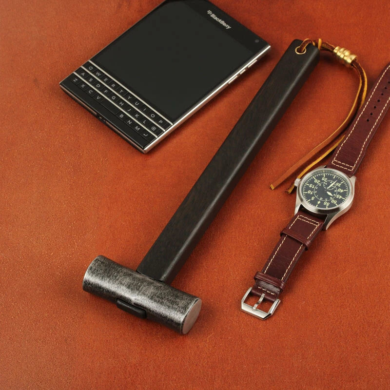 Japanese S55 High Carbn Steel Double Gennou Hammer Metalwork Ebony Handle EDC 07FC0E-D4 - KOEEK