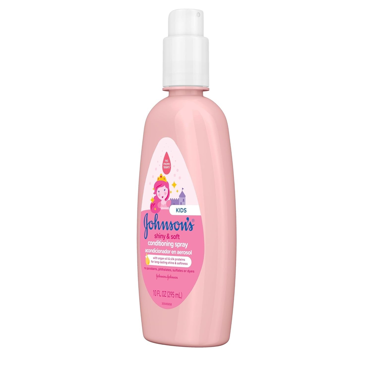 new Johnson's Kids Shiny & Soft Hair Conditioning Spray with Argan Oil & Silk...
