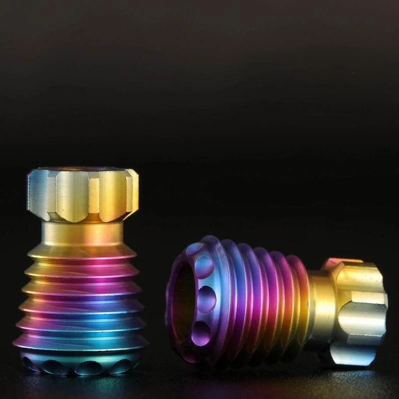 EDC Titanium Knife Lanyard Bead Paracord Necklace Pendant Bracelet DIY Bead Gift 07FC0E-D4 - KOEEK