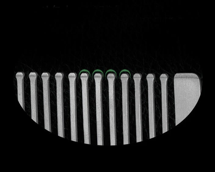 Titanium keychain Antistatic Comb Unique Fashion Comb Health Hair Hole Comb EDC EDC - KOEEK