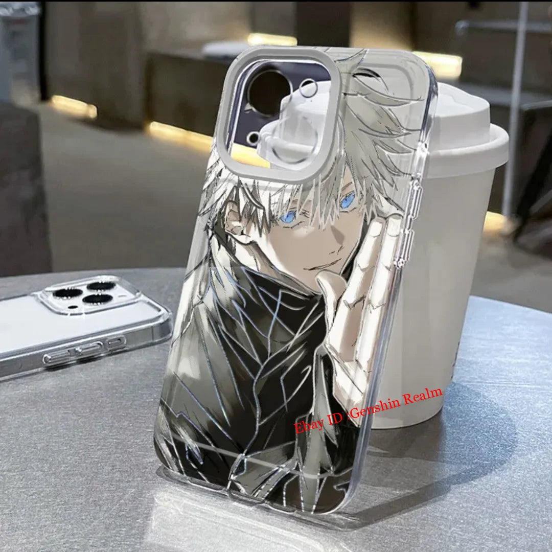 Anime Jujutsu Kaisen Satoru Gojo Custom Phone Case Figure Collection Gift 07FC0E-D4 - KOEEK