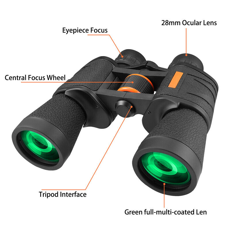 High Power Military HD 180x100 Zoom Binoculars for Hunting & Camping