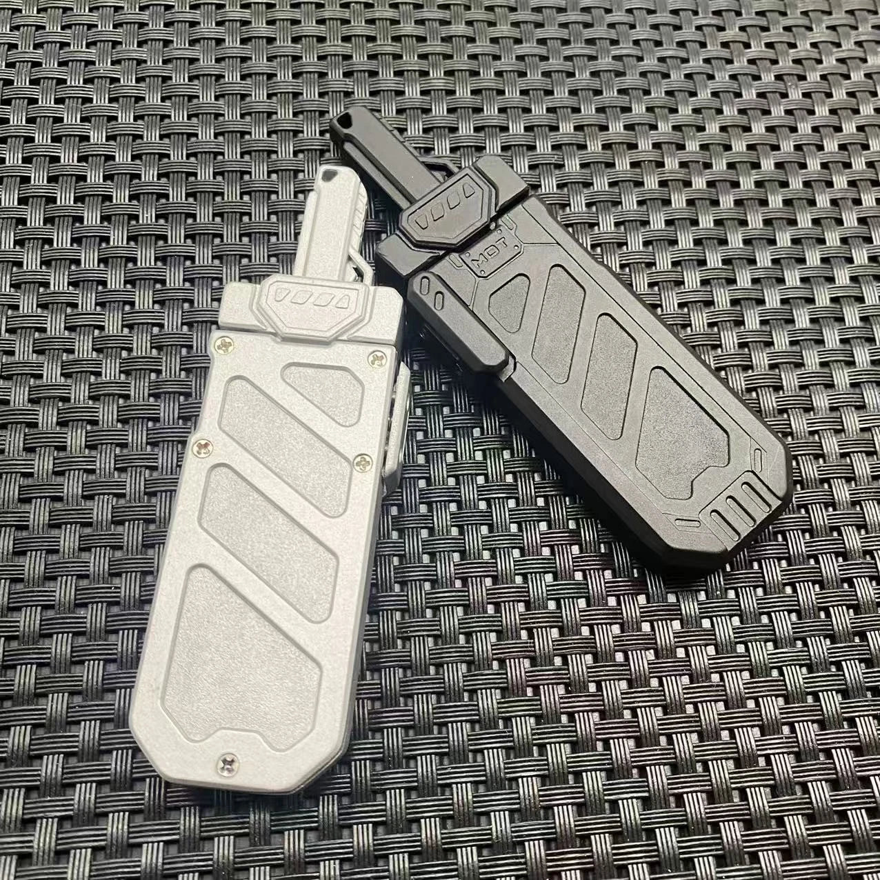 EDC Fidget Spinner Mechanical Ejection Push Card Haptic Slider Stress Relief 07FC0E-D4 - KOEEK