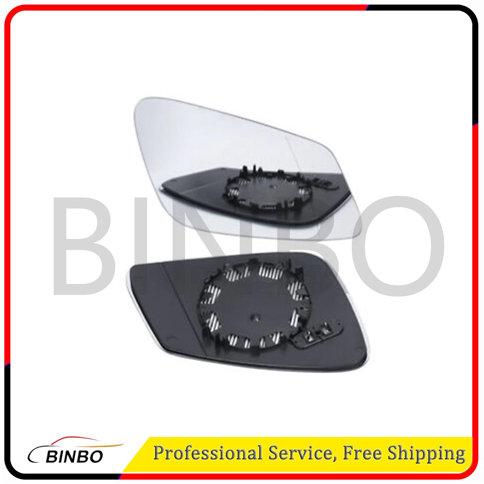 Driver&Passenger Side Mirror Glass for BMW E60 E61 F07 F10 F18 F11 F06 F13 F12 07FC0E-D4 - KOEEK