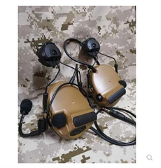 C3 COMTAC III Single Noise Reduction Tactical Headset Helmet Ver For TCA TRI 07FC0E-D4 - KOEEK