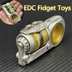 Novel and Cool EDC Fidget Toys Fashion Stainless Steel Fidget Ring Fidget Slider 07FC0E-D4 - KOEEK
