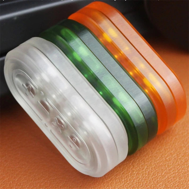 EDC Fidget Slider Novelty Fishbone Stylish and Fun Mechanical Push Fidget Toy 07FC0E-D4 - KOEEK
