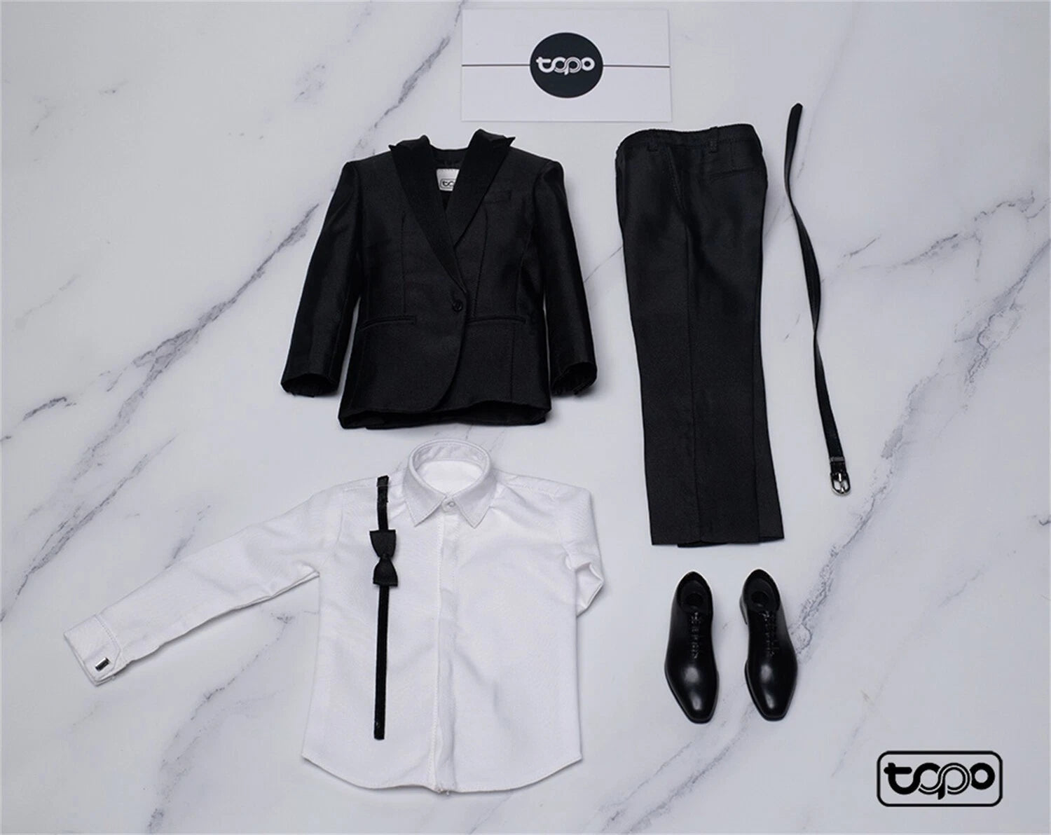 TOPO STUDIO TP021 1/6 Agent Black Suit Accessories With Body No Head INSTOCK TOPO_STUDIO - KOEEK