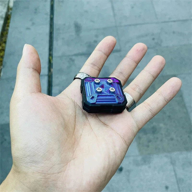 3D Printing Gradient Square Haptic Slider Fidget Clicker EDC Adult Fidget Toys 07FC0E-D4 - KOEEK