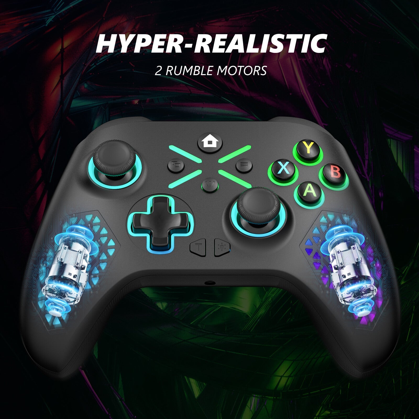 Wireless RGB Light Controller For Xbox Series X|S Xbox One, PC Christmas Gift 07FC0E-D4 - KOEEK