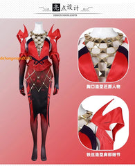 Marvel Rivals Scarlet Witch Costume Girls Cosplay Top Pants Outfit Set Halloween 07FC0E-D4 - KOEEK