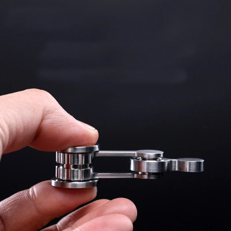 Creativity Metal Swing Gyroscope Fingertips Spinning Top Gearwheel Gyro EDC Toy 07FC0E-D4 - KOEEK
