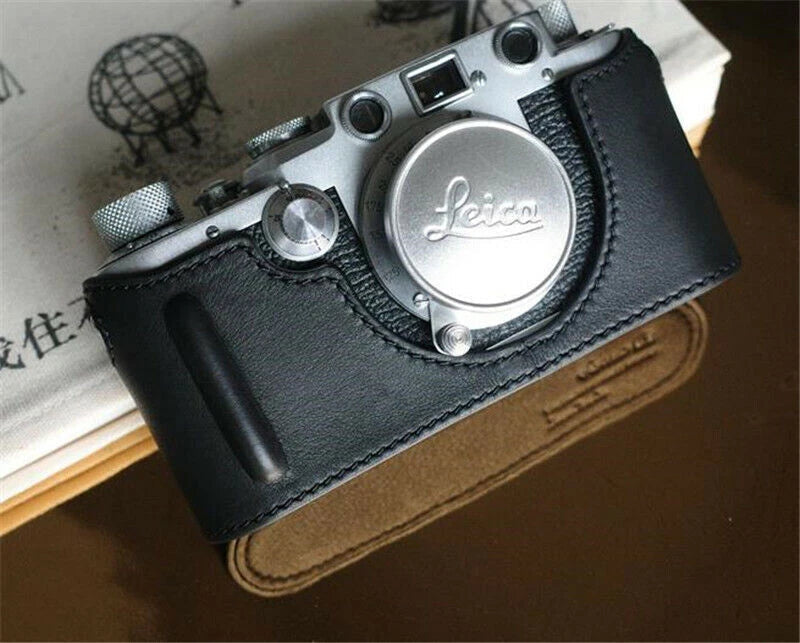 Camera Bag Protective Case  Leather Half Set For Leica IIIF 3F IIIC 3C 07FC0E-D4 - KOEEK