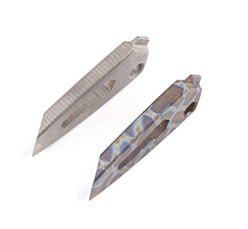 Mini Titanium Alloy Pry Bar Crowbar EDC Multi Tools Wrench Screwdriver Keychain 07FC0E-D4 - KOEEK